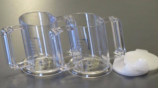 Handycup® institution 80° transparent (per 12)