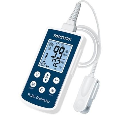 Oxygen saturation meter with sensor