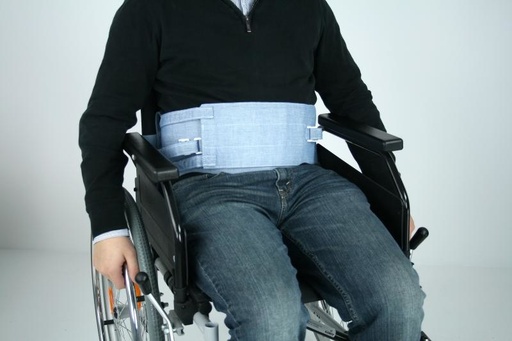 Wheelchair safety belt