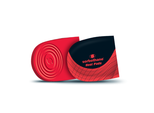 Sorbothane® Fersenpolster, stoßdämpfende Einlegesohlen
