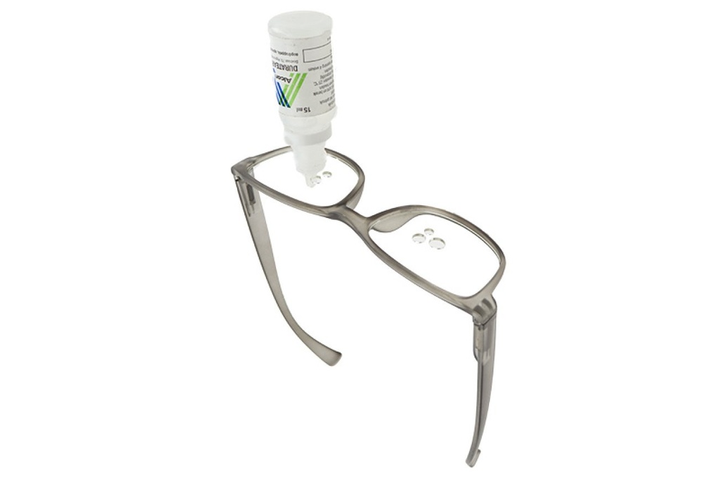 Glasses to easily administer eye drops 