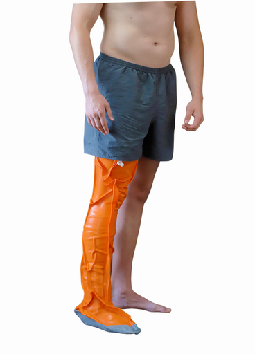 DRYPRO shower cover for the leg