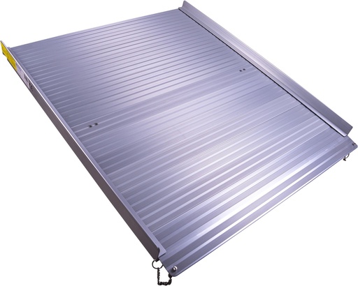 Roll-up aluminum ramp