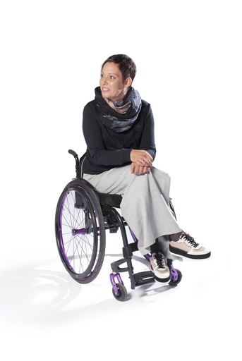 Wheelchair skirt - long gray