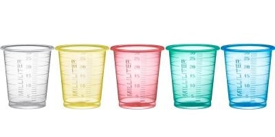 Gobelets 25-30 cc eco - modèle haut