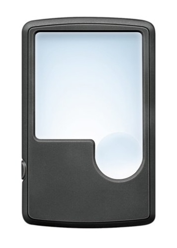 Magnifying glass pocket
