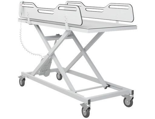 Table à langer mobile, réglable en hauteur électriquement