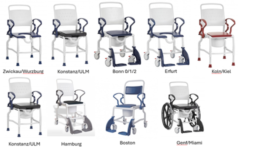 Douchestoel zonder wieltjes multifunctioneel - kies je opties