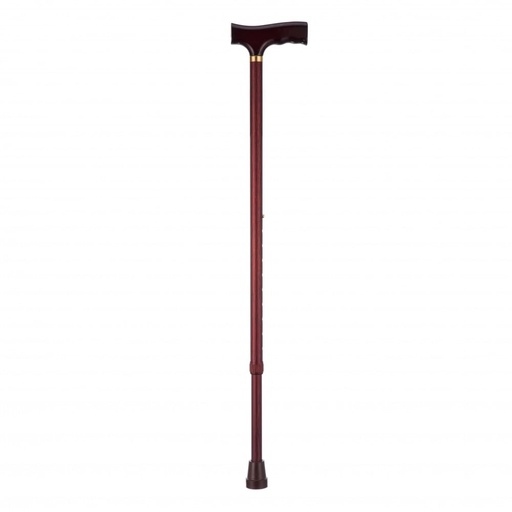 Walking stick aluminum - mahogany