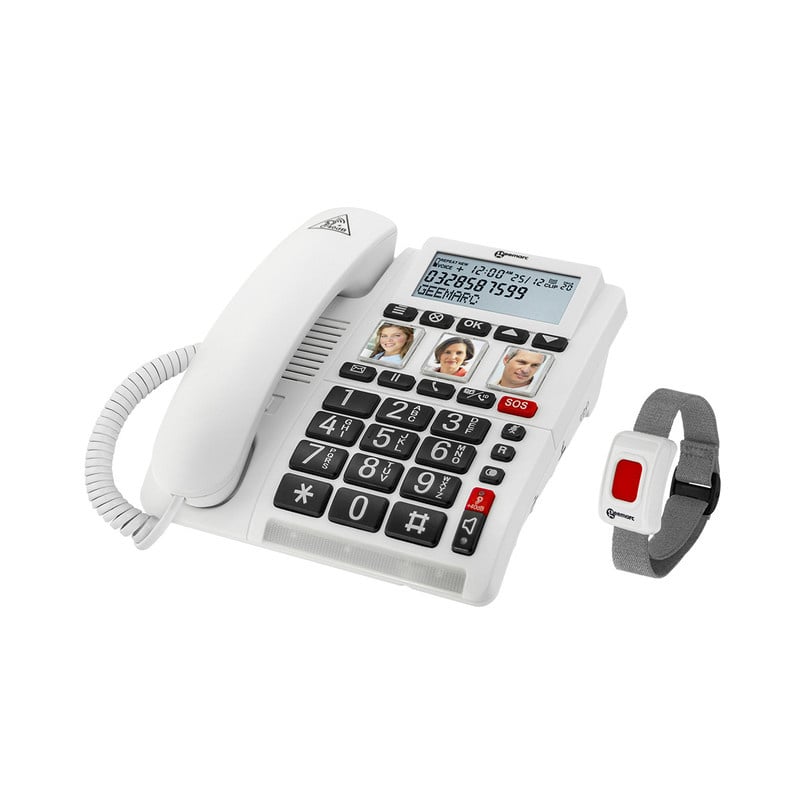 téléphone geemarc avec bracelet sos CL610