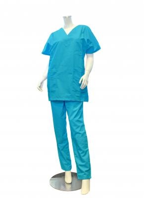 Unisex trousers, turquoise