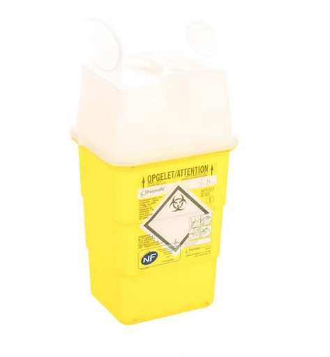 Sharpsafe needle container - 1 l