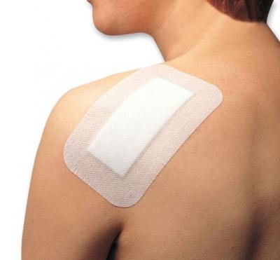 Pansement chirurgical Porefix avec compresse